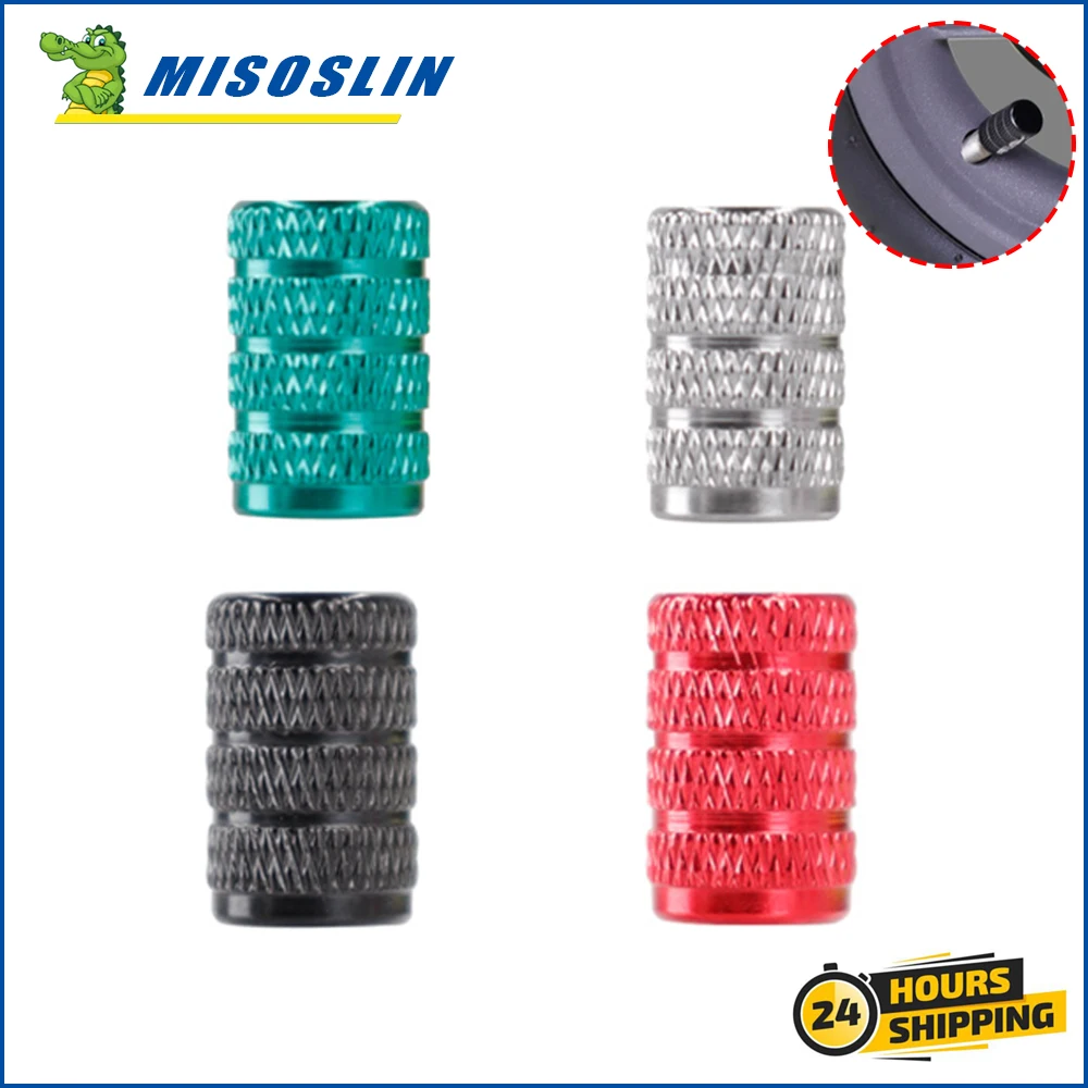 For Xiaomi/Mijia M365 M365 Pro 2pcs Aluminium Alloy Gas Nozzle Cap Bicycle Cap Wheel Tire Covered Car Truck Tube Tyre Bike Parts