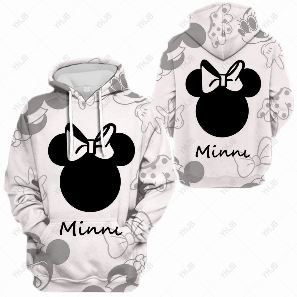 

Женские толстовки с капюшоном и принтом Микки Мауса, Осень-зима