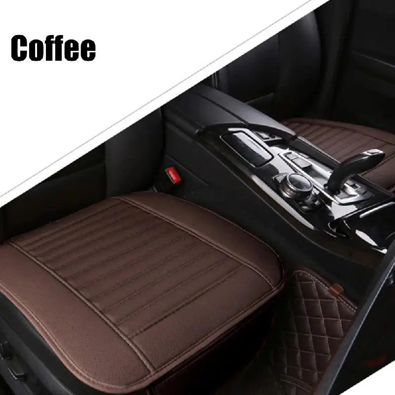

Car Seat Cover Leather Front Rear Car Seat Protector Universal Car Four Seasons Interior Styling Compatible Car Truck SUV Van