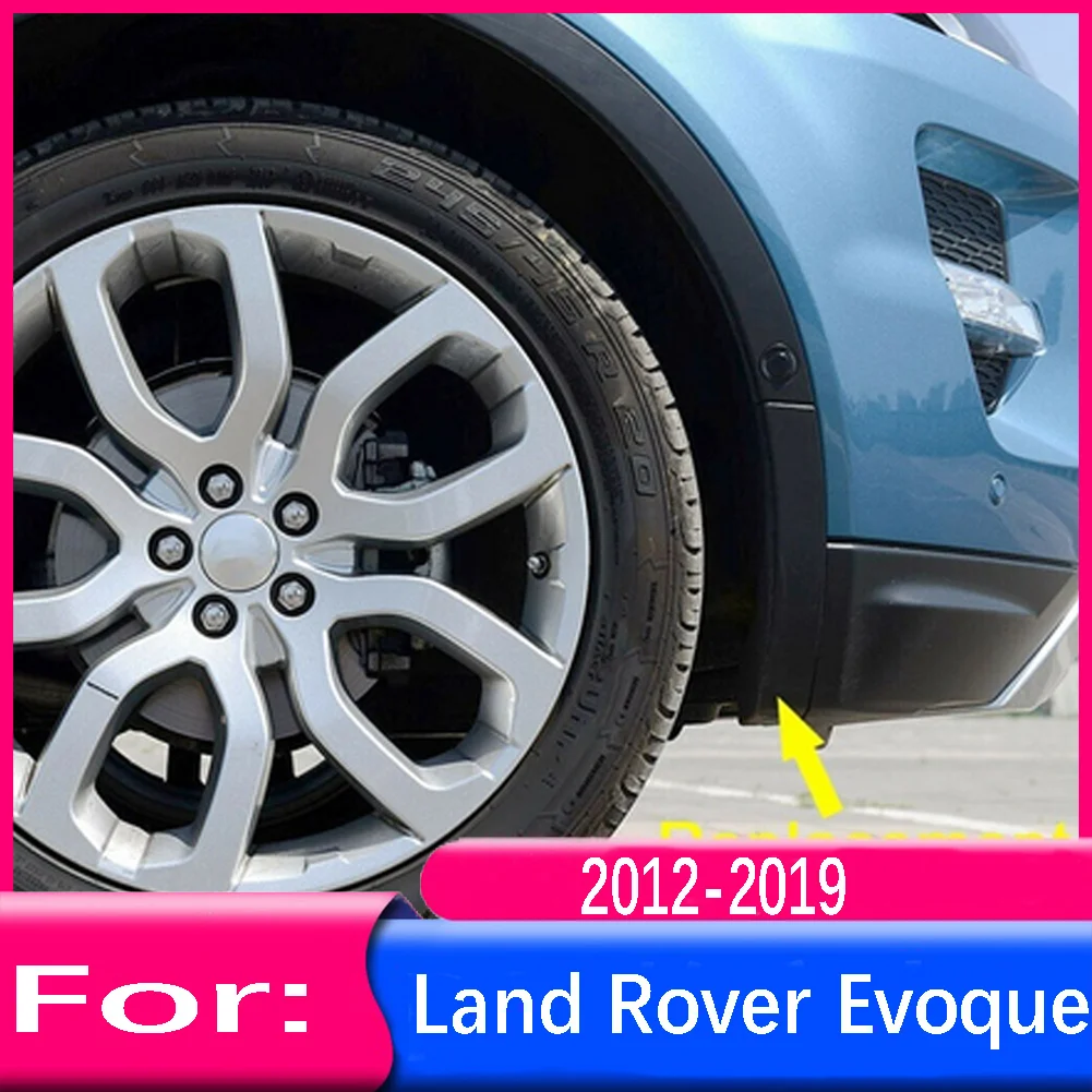 

2Pcs Left/Right Car Front Bumper Wheel Molding Extension For Land Rover Range Rover Evoque 2012 2013 2014 2015 2016 2017-2019