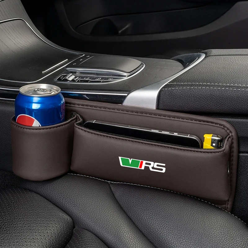 Органайзер для автомобильного сиденья кожаный боковой карман хранения с