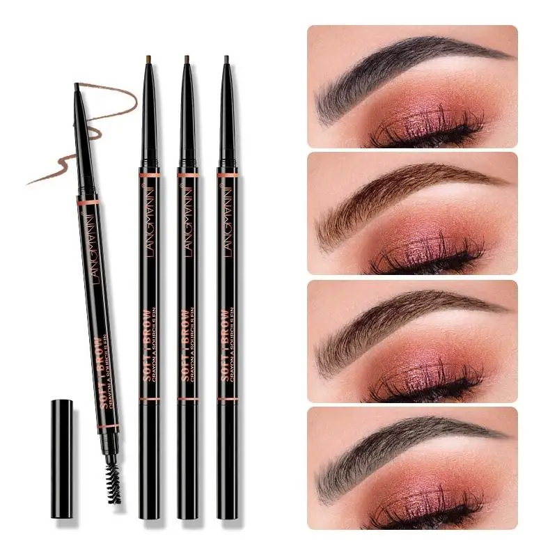 

Double-Head Eyebrow Pencil Rotating Automatic Eyebrow Pencil Natural Superfine EyeBrow Pencil
