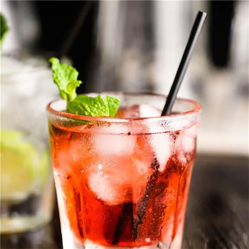 

500 шт., одноразовые пластиковые соломинки для напитков