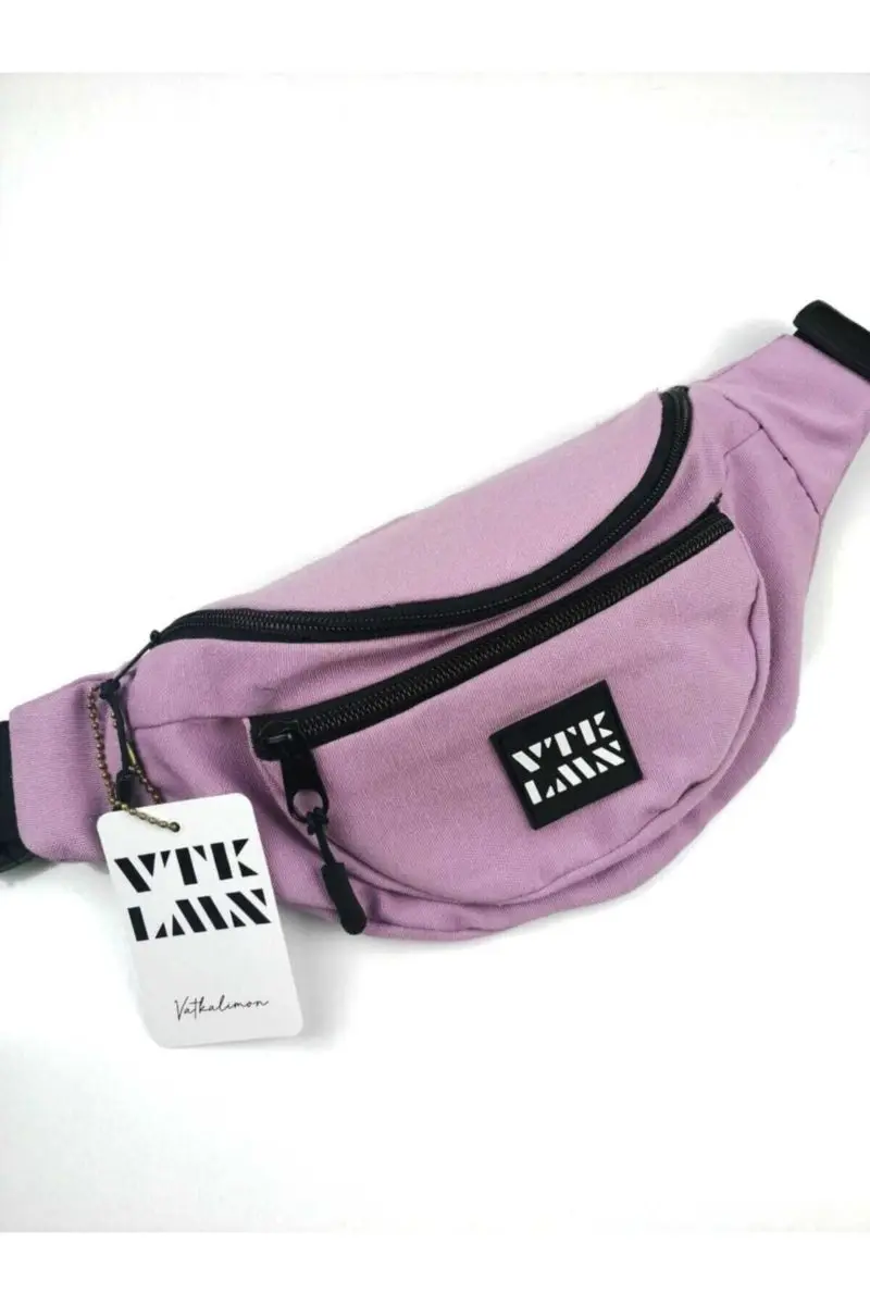 

Unisex Women Men Lilac High Quality Outdoor Shoulder And Waist Bag