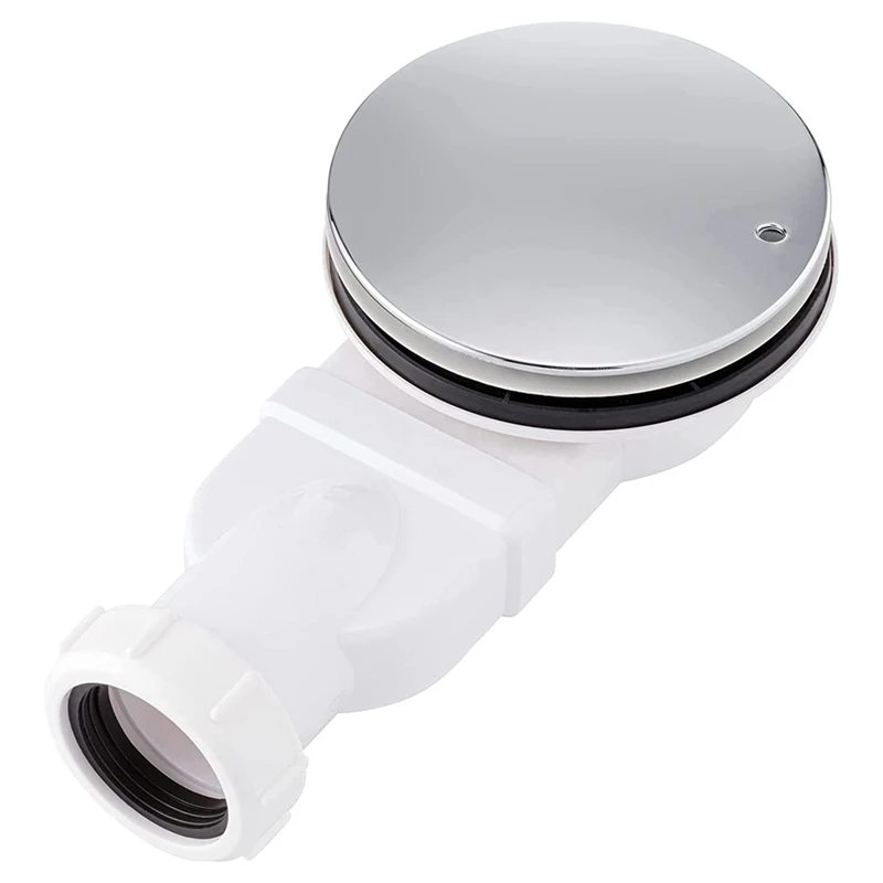 

ABS Shower Tray Siphon Slim Drain Shower Hair Drain Catcher 90Mm 36 L/Min Water Flow, Trap Side Drain