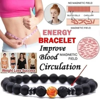 weight loss magnet beaded anklet for women colorful stone magnetic therapy bracelet weight loss product slimming health jewelry