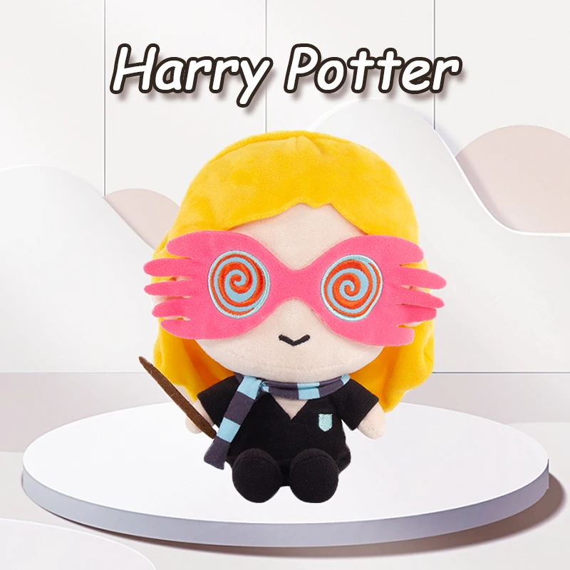 

20CM Harry Potter Anime Movie Figure Plush Doll Cute Luna Lovegood Kawaii Stuffed Doll Plueche Plush Toys For Kids Birthday Gift