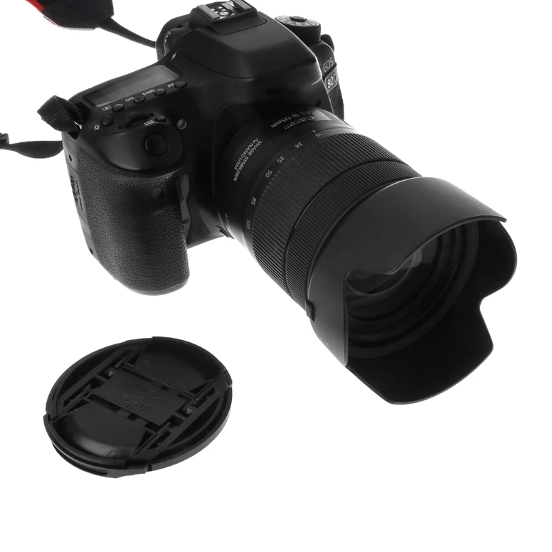

20CB 72 мм Центральная защелкивающаяся крышка объектива портативный чехол для камеры Canon / Nikon