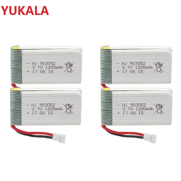 Аккумуляторная батарея 3,7 в 1200 мАч для X5SW X5 X5S X5C M18 H5P KY601S 903052 3,7 в, литий-полимерный аккумулятор с вилкой XH2.54