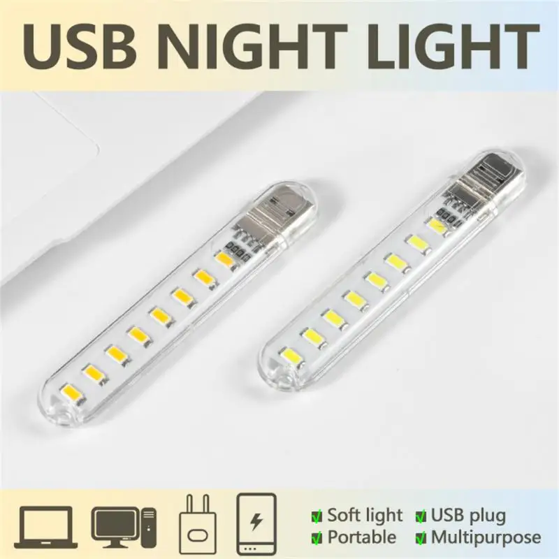 

Mini Portable Led Usb Light 2-24LEDS Book Light Reading Night Lamp Flashlight Power Bank Laptop Camping Reading Lightiing