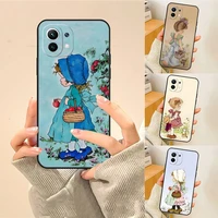 lovely cartoon sarah kay phone case for redmi note 11 9 8 7 11e 10 10t 9s 8t 7a k40 pro plus shockproof accessories cover