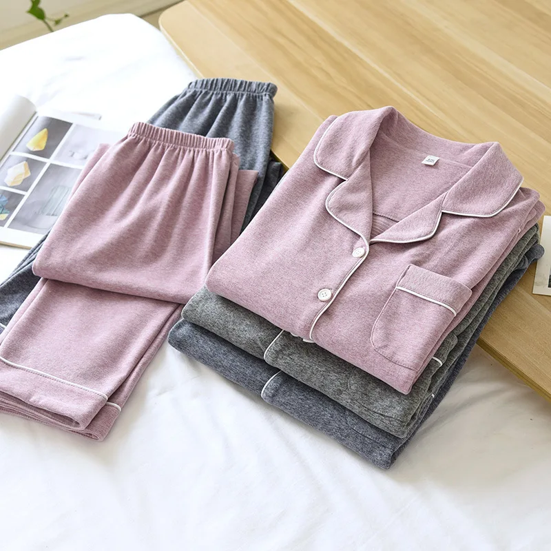 Pajamas for Women Cotton Colorful German Warm and Breathable Nightwear Women's Autumn and Winter Plus Velvet Home Service Suit