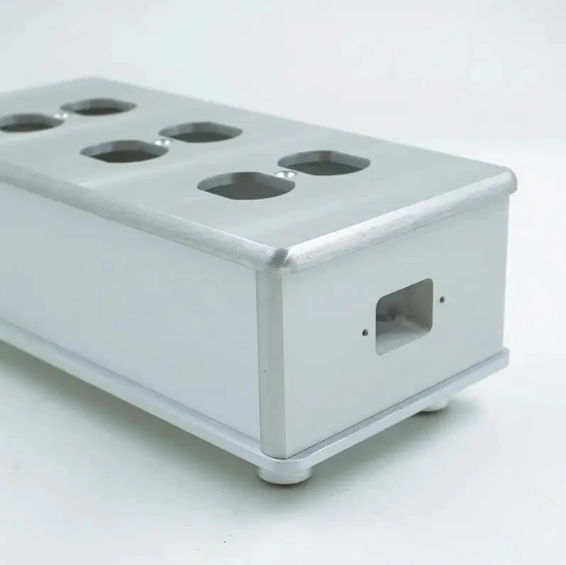 Полностью алюминиевый корпус питания HiFi США DIY Box Американский стандартный