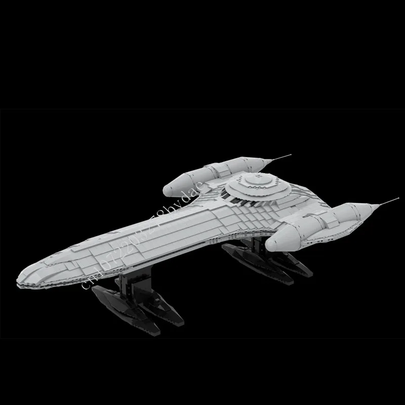 2722 шт. UCCS Royal Nubian звездный корабль MOC креативная модель с видом на улицу