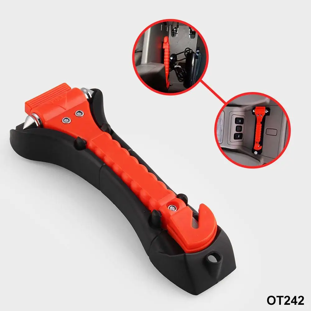 

Mini Car Safety Hammer Life Saving Escape Emergency Hammer Seat Belt Cutter Window Glass Breaker Car Rescue Red Hammers Dropship