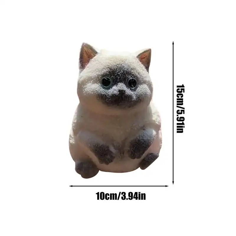 Reduce Pressure Cat Toys Fat Mochi Stress Animal Toy Cute Squeeze TPR