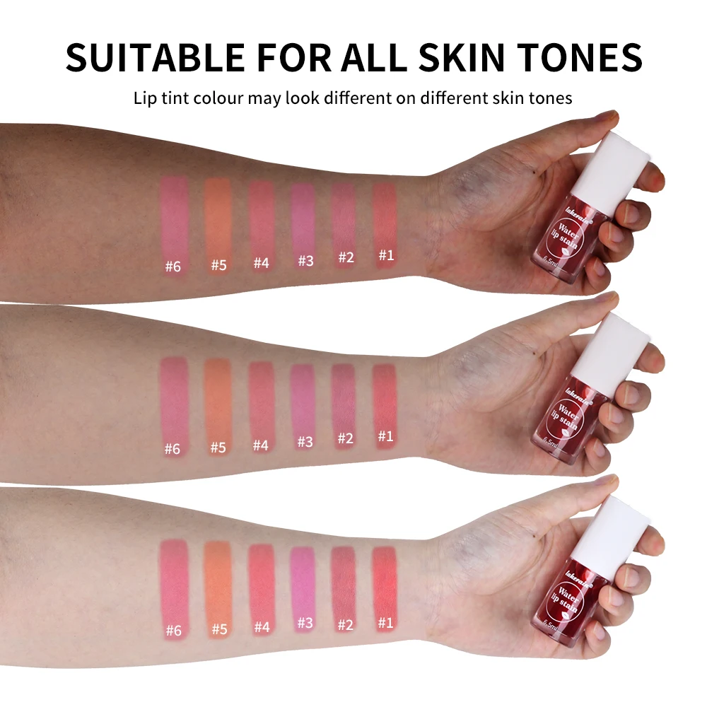 Вода пятно для губ увлажняющая глазурь долговечные чернила водостойкая жидкая