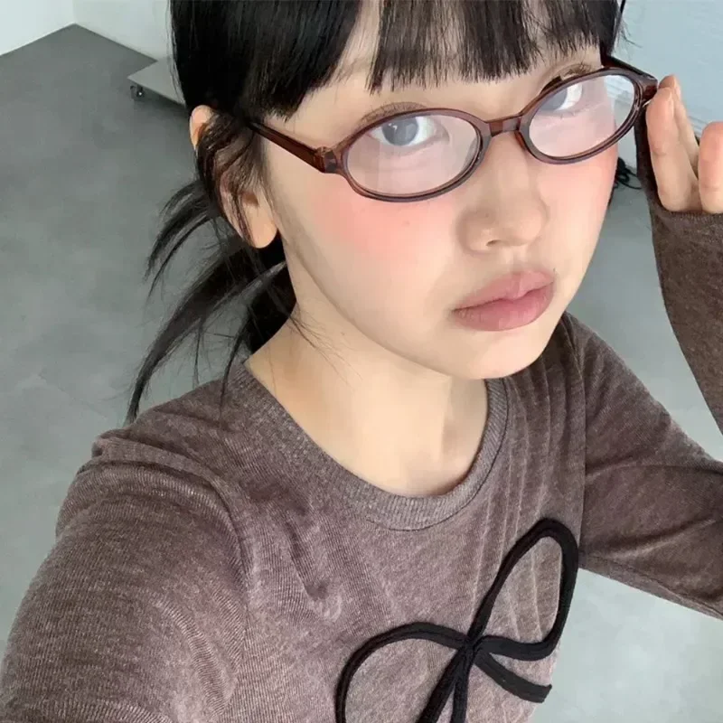 Овальные маленькие оправы Y2K