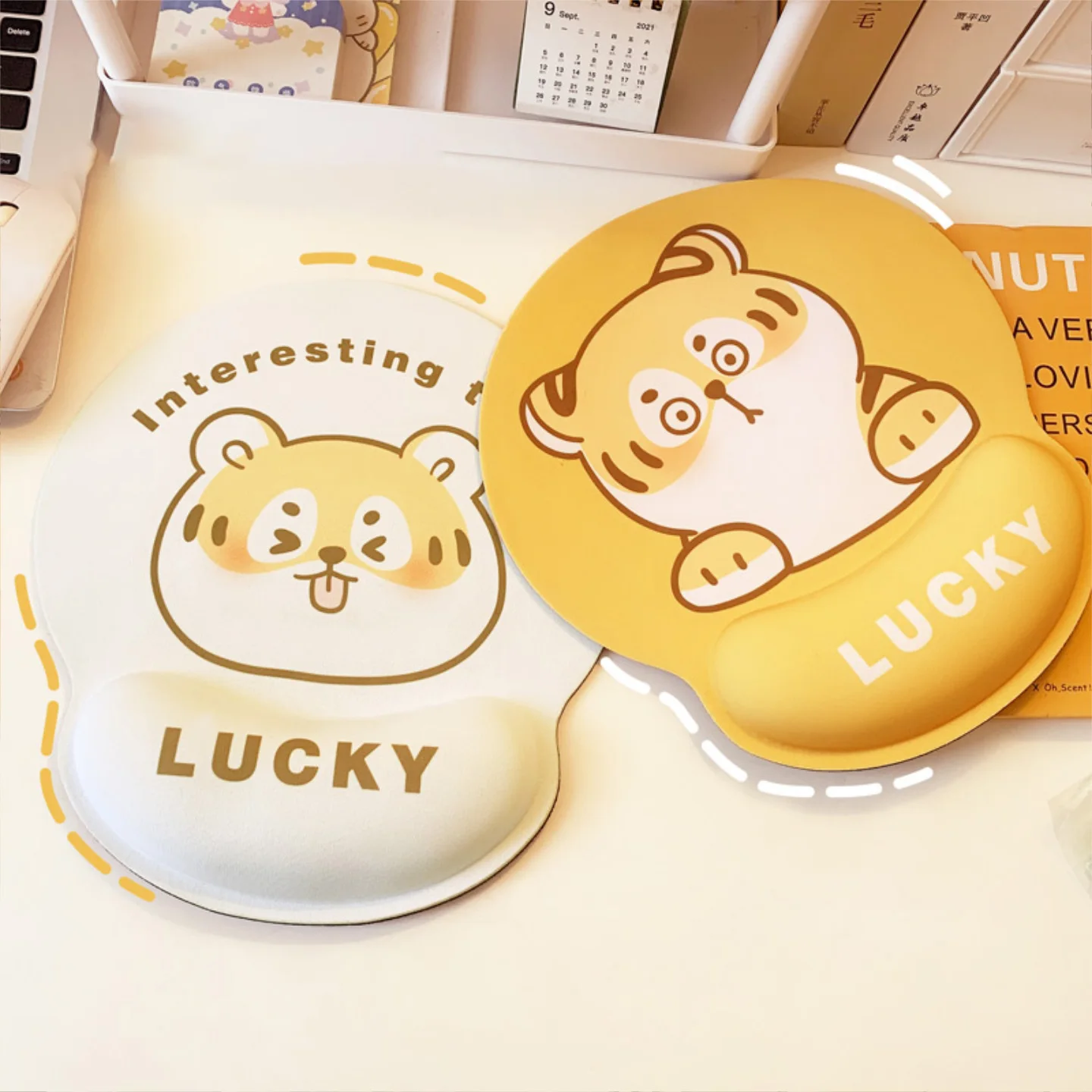 

Mouse Pad Creative Tiger Wrist Guard Silicone Keyboard Hand Support 3D Antiskid Wrist Mouse Mat School Supplies