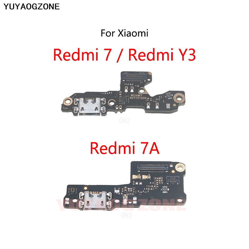 

10 шт./лот для Xiaomi Redmi 7 7A Y3 USB зарядная док-станция гнездо разъем штекер зарядная плата гибкий кабель