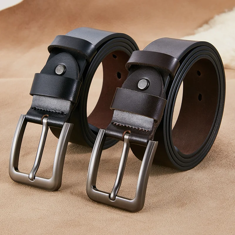 men's belt needle buckle belt for men casual versatile zinc alloy buckle male belt superior quality
