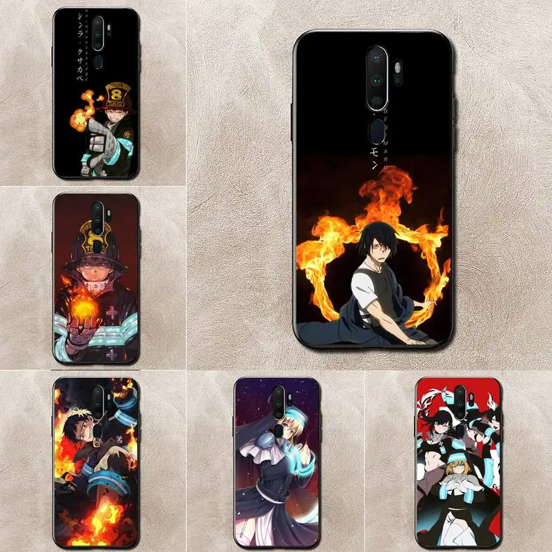 

Fire Force Phone Case For Redmi 9A 8A 6A Note 9 8 10 11S 8T Pro Max 9 K20 K30 K40 Pro PocoF3 Note11 5G Case