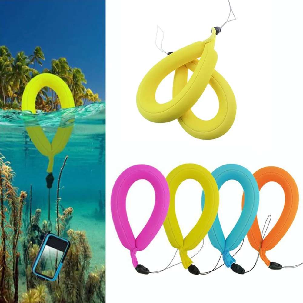 

Universal Ajustable Floating Strap Waterproof Camera Cell Phone Float Underwater Wrist Strap Water Sports Accessories