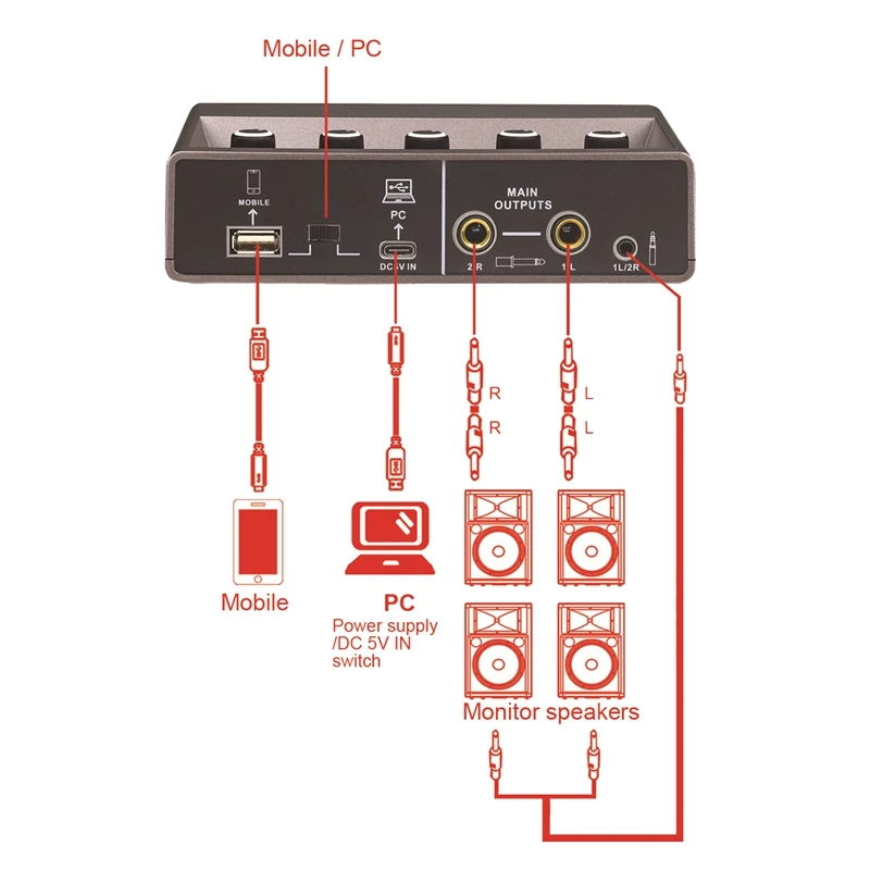Звуковая карта с микрофоном и функцией записи звука