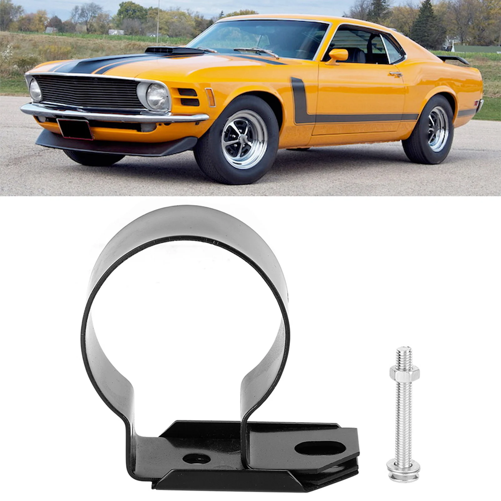 Металлическая Катушка Зажигания Кронштейн Подходит для Ford Mustang F150 (Black)