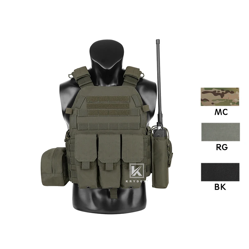 Тактический штатив KRYDEX модульный жилет с тройным журналом радио самосвал для