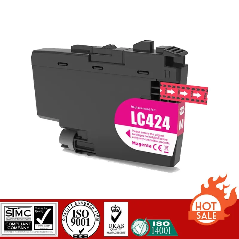 Совместимый картридж Brother для LC424 LC-424 костюм DCP-J1200W DCP-J1200WE