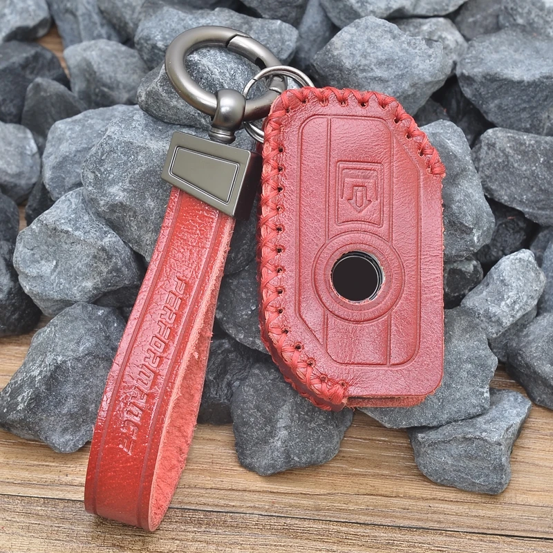 Кожаный чехол для автомобильного ключа с дистанционным управлением Мотоцикла BMW