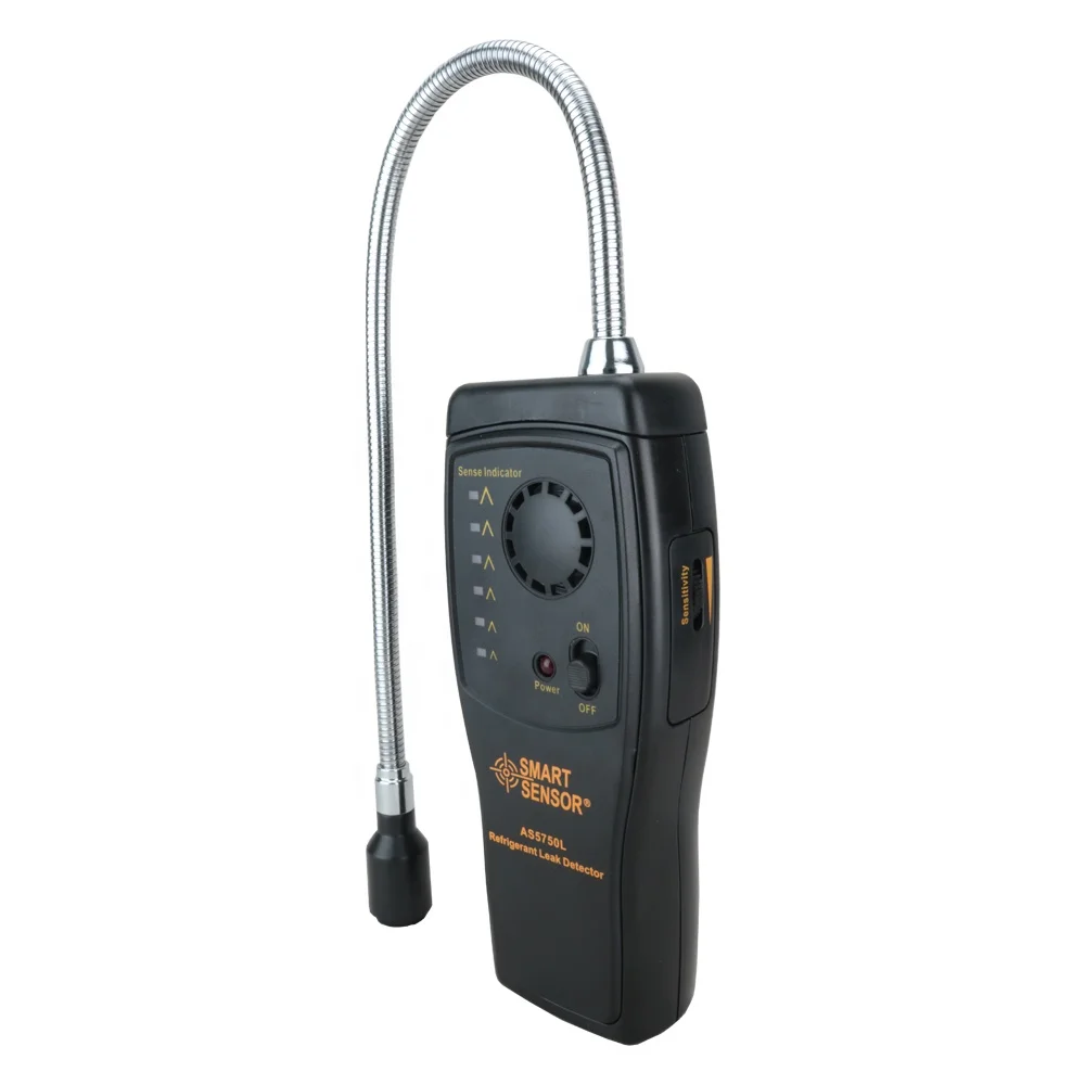 Ручной цифровой детектор утечки хладагента AS5750L датчик газа Фтор хлора