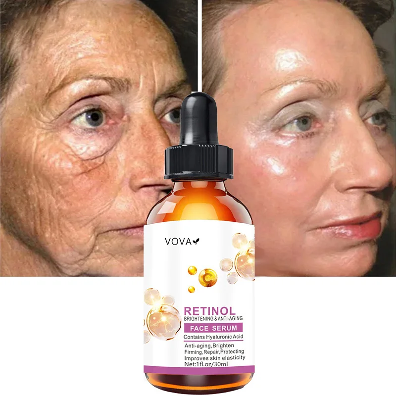 Retinol Wrinkle Remover Serum Anti-Aging Fade Fine Line Lifting Firming Essence Nourish Brighten Repair Face Skin Care Products
