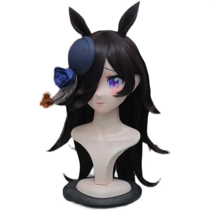 Кигуруми Uma Musume Pretty Derby маска кигуруми полная повязка на голову замок косплей голова реквизит костюм аниме игра (art.: 3920cd2800a62) - 3920cd2800a62