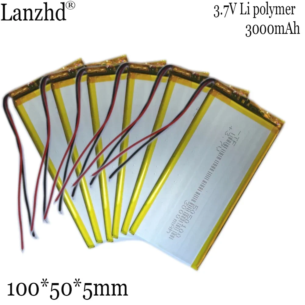 Перезаряжаемая литий-полимерная аккумуляторная батарея 3 7 в для Mp3 MP4 MP5 GPS PSP Mobile