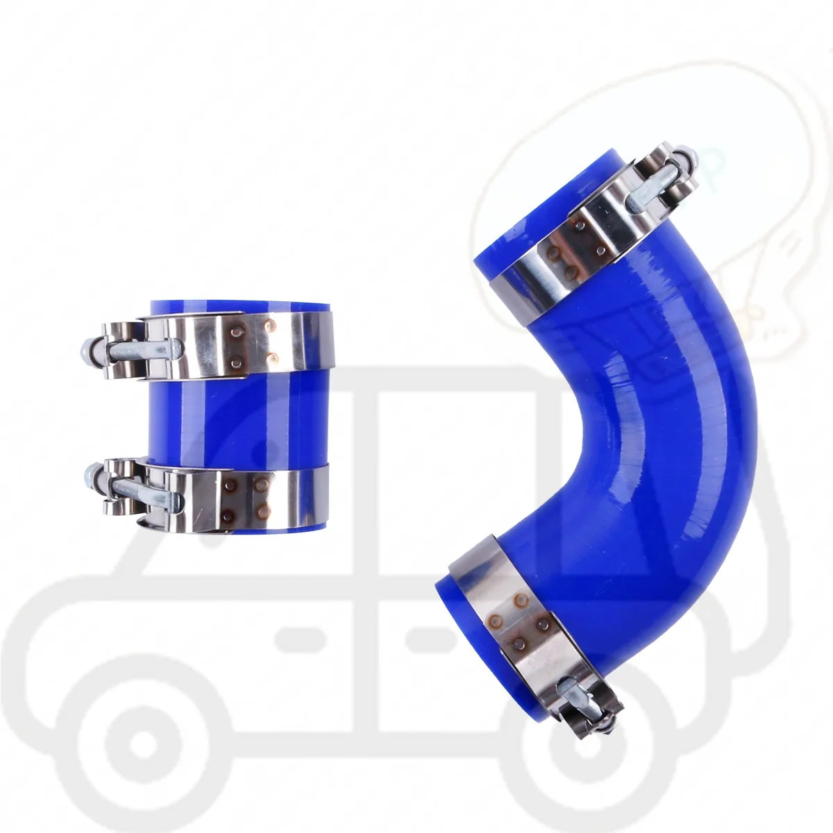 Фото Для Subaru Impreza WRX/STI GD/GG 2002-2007 годов: Комплект силиконовых патрубков (2 шт.) для верхнего крепления, 11 цветов, автоаксессуары, автотехника №2