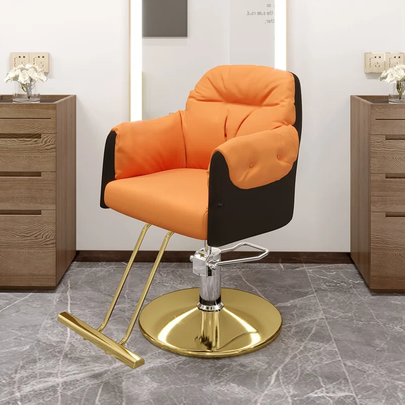 

Cutting Salon Chairs Recliner Pedicure Hairdressing Stool Swivel Chair Styling High Tabouret Estheticienne Barber Furniture