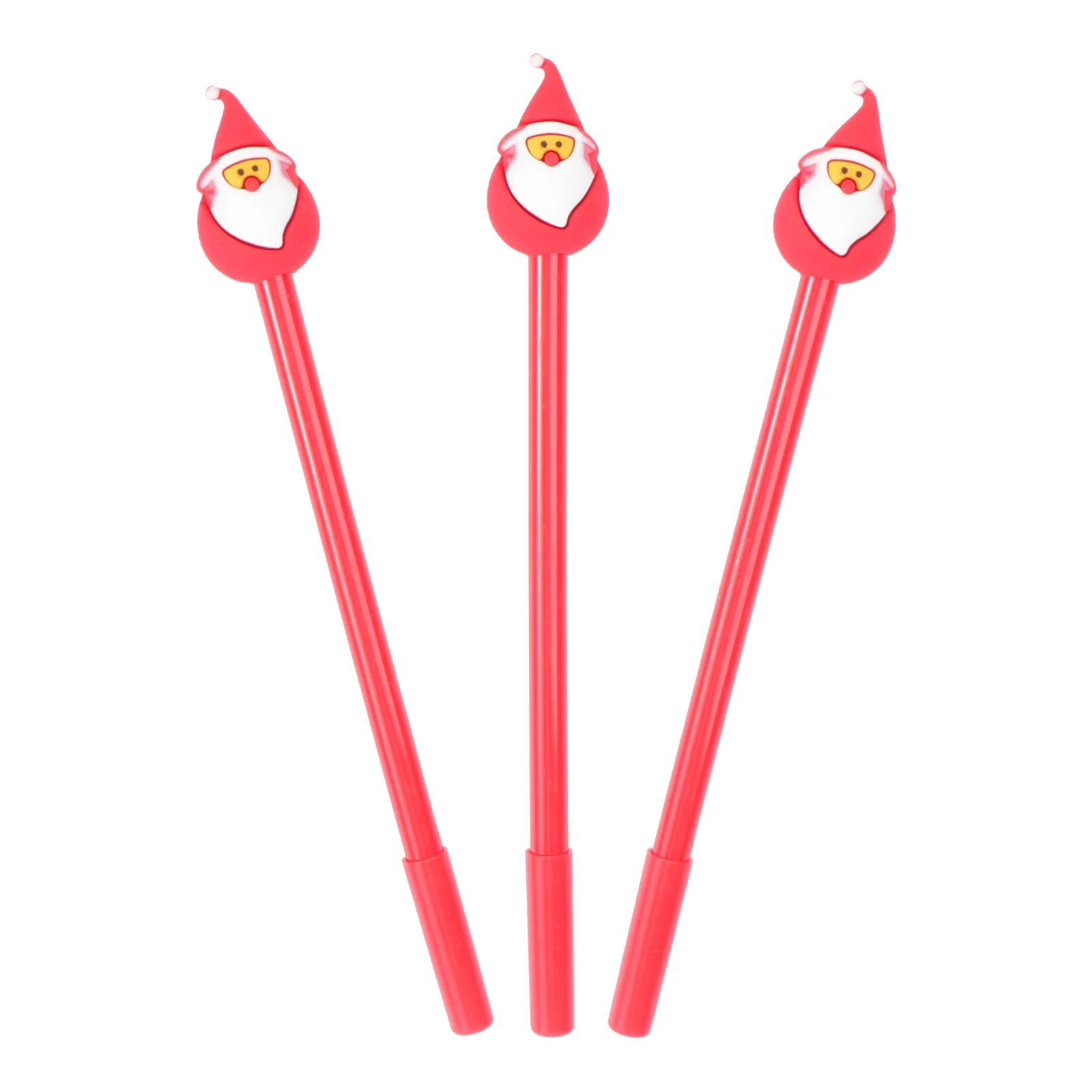 

3 Pcs Black Ink Pens Festive Writing Pens Signing Pens Students Stationery for Xmas Party Kids Gifts Festival