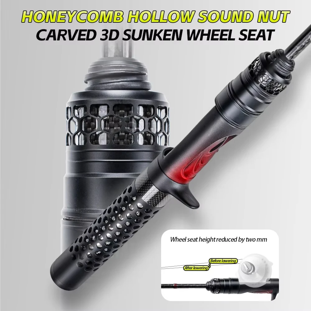 Фото Удилище TRUVEX T1100 Carbon Fast Action UL Travel Rod 65g с кольцами Fuji F, для ловли форели и баса, карбоновая рукоятка, 1.47/1.65/1.83м, спиннинговое/кастинговое №3