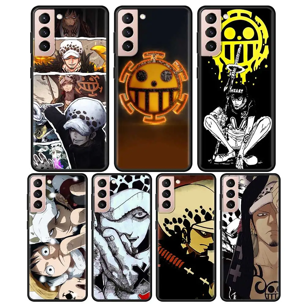 

One Piece Trafalgar Law Phone Case For Samsung Galaxy S20 FE S22 S21 Ultra S10 5G S20 S9 S8 Plus S10e S7 Edge Cover Funda Capa