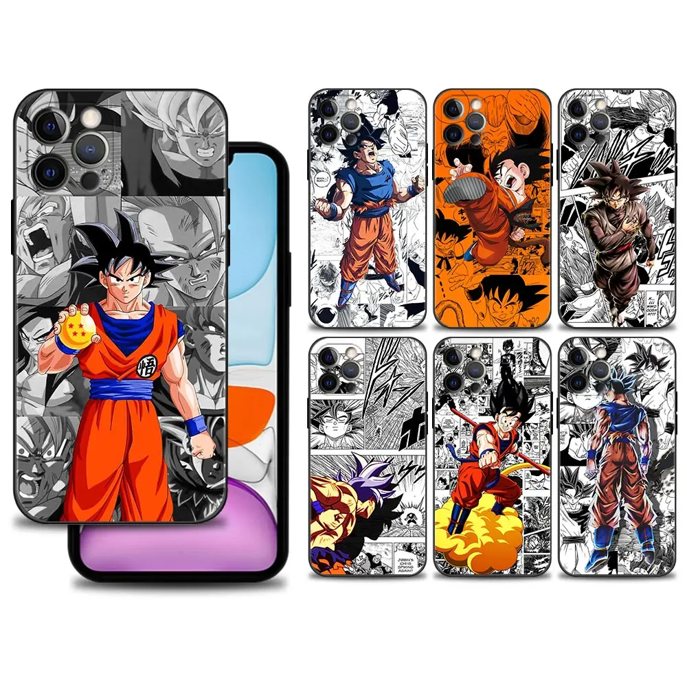 

Dragon Ball God Goku Vegeta Manga Case For iPhone 14 13 12 11 Pro Max 13 12 Mini Phone Cover X XR XS Max 6 7 8 Plus SE2022 Funda