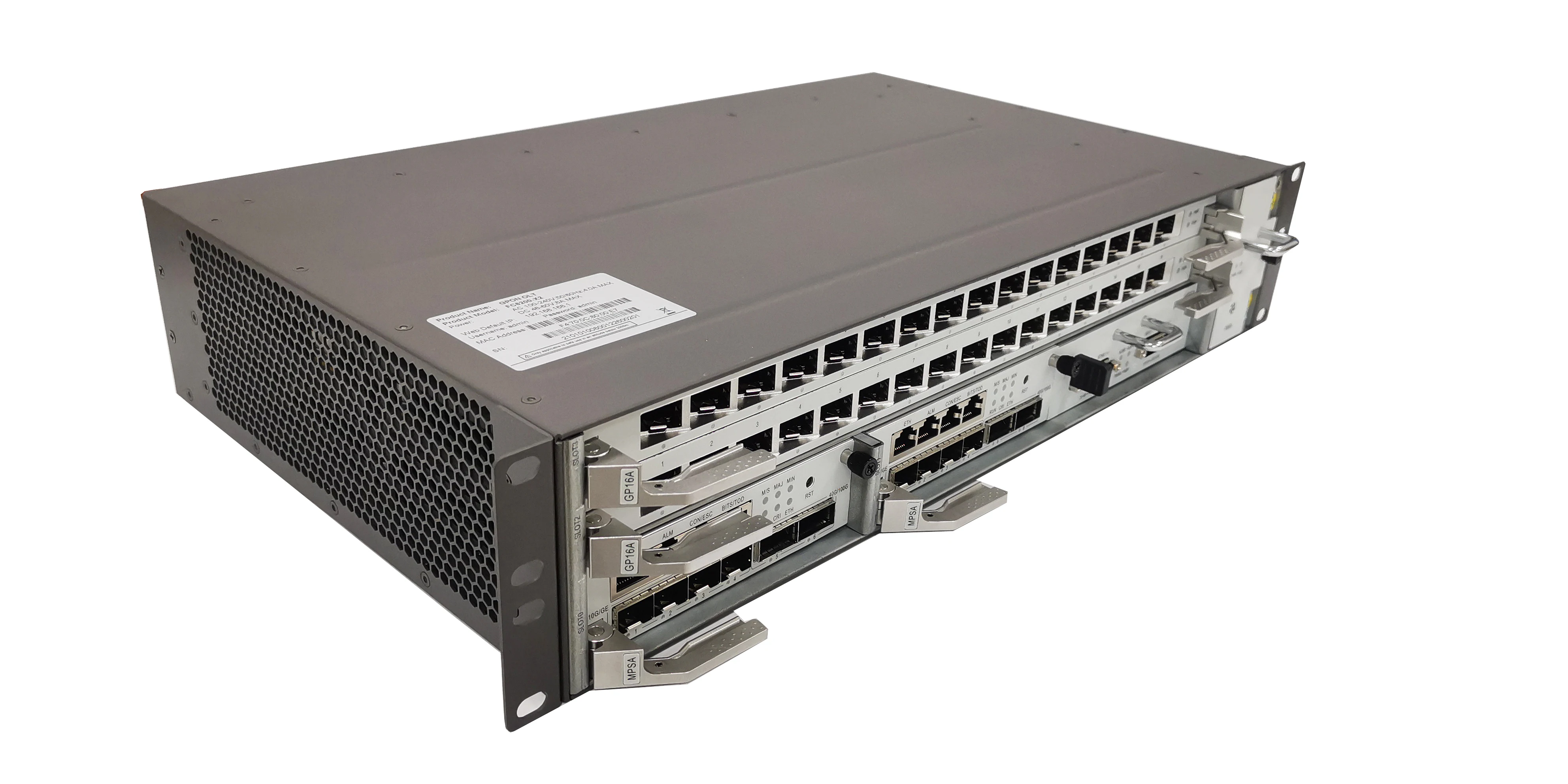 Фото Шасси HA7316XGS-N типа XGSPON/GPON OLT поддерживает смешанную установку модулей GPON/XG-PON/XGS PON. №5