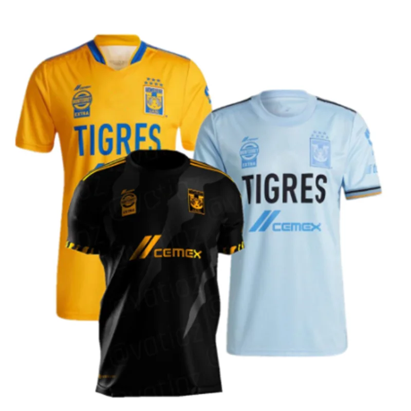 

Men 2021 2022 Liga MX Tigres home away Jerseys Camiseta de fútbol GIGNAC THAUVIN UANL football shirt