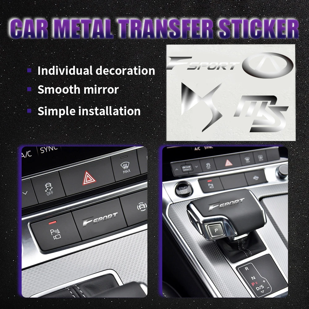 

10pcs 3D Car Styling Interior Nickel Stickers Badges Auto Decoration For Seat Ibiza 6j 6l Leon MK3 5f mk2 mk1 Cupra Ateca Altea
