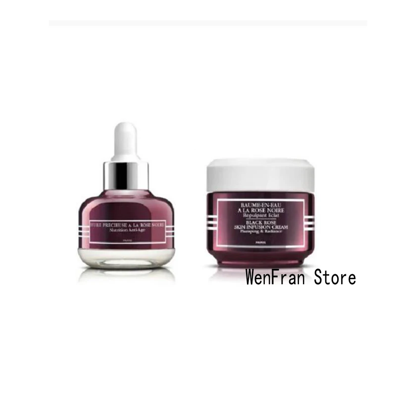 

HIGH QUALITY BLACK ROSE SKIN INFUSION CREAM 50ML SKIN CARE MOISTURIZING WITH ANTI AGING NUTRITION PRECIOUS FACE OIL 25ML