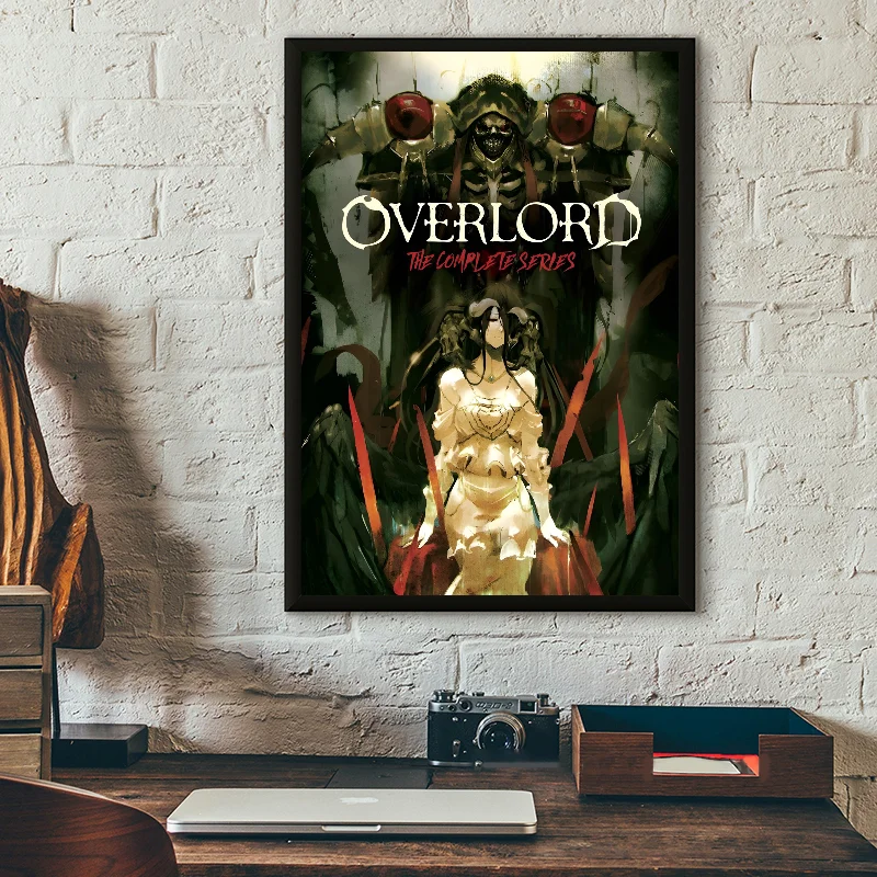 O-Overlord аниме постер самоклеящаяся художественная водостойкая бумажная наклейка