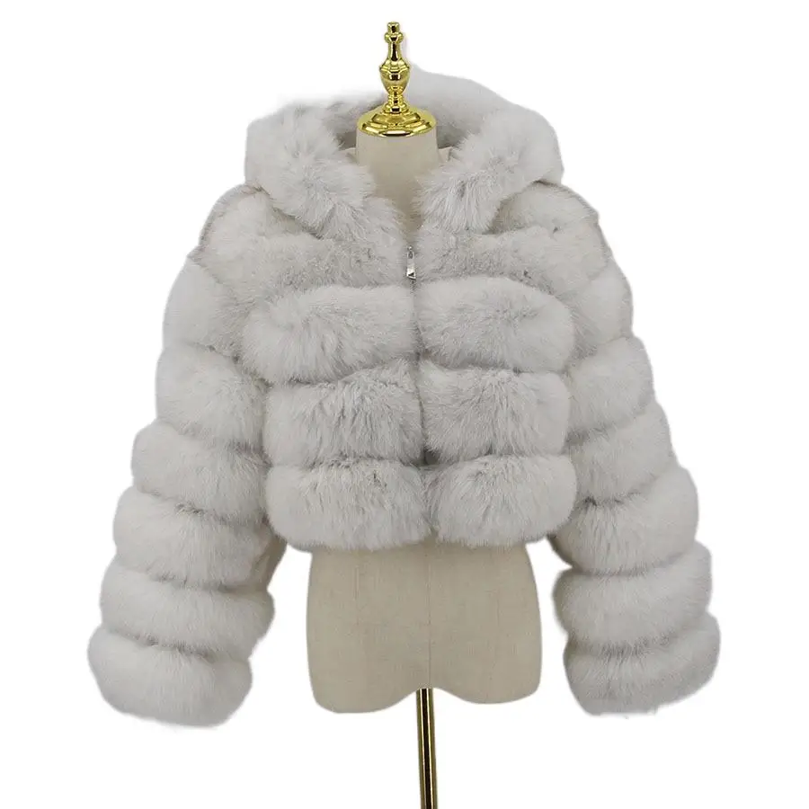 Winter Real Fox Fur Short Coats Women Fashion Temperament Warm Fur Jacket High Quality Joker Natural Fur Outerwear For Women