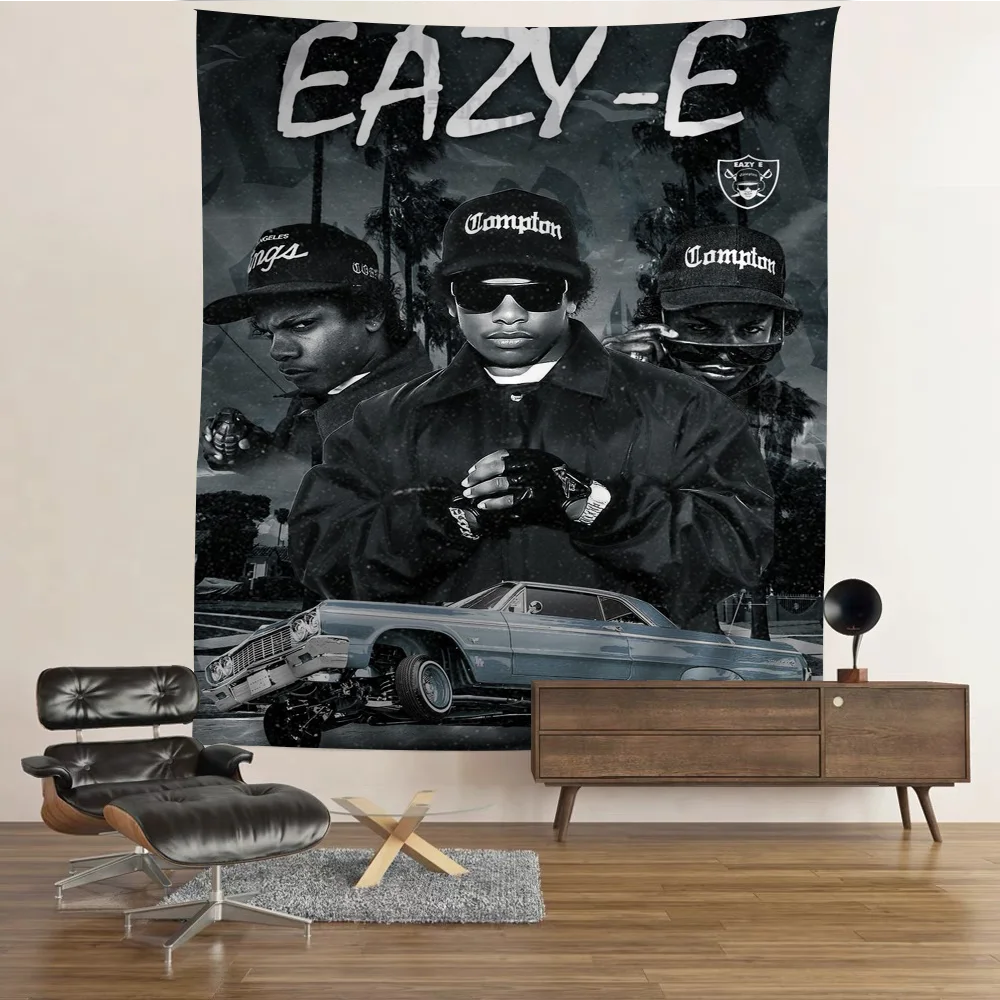 Западное побережье хип-хоп раппер Eazy E аниме гобелен подвесной Таро хиппи