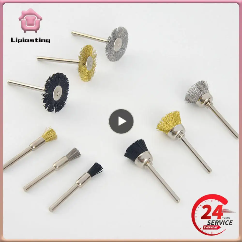 

1~20PCS Density Board Cutting Bowl-type Wire Brush 4mm6mm Pen-type Wire Brush Straight Groove Milling Double-edge